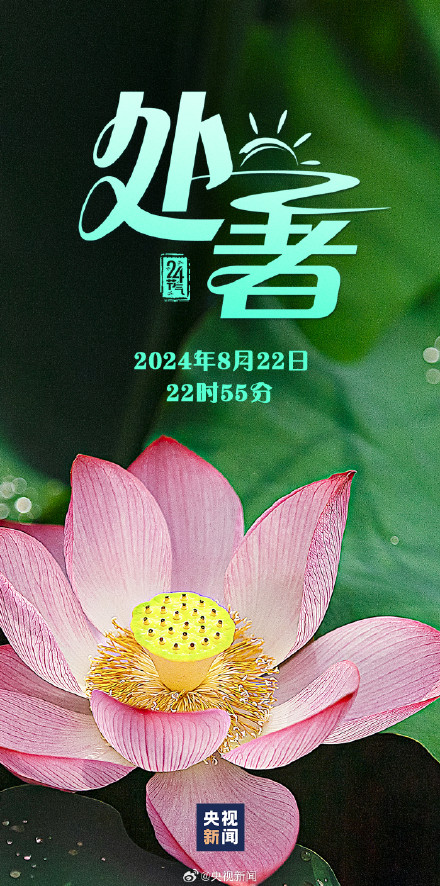 今日22时55分处暑 你感受到秋意了吗？