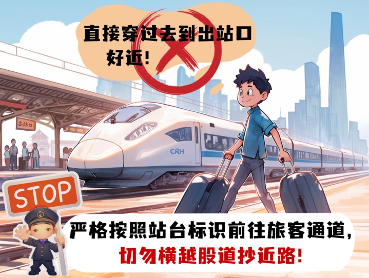 铁路换乘或出站若有这一行为 行拘！