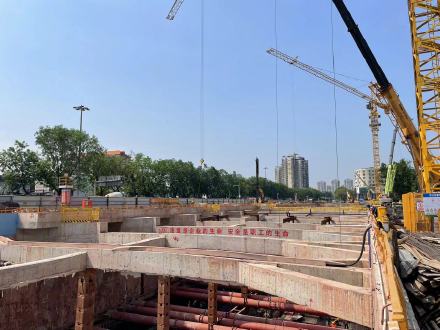 广州地铁二十二号线后通段车站全部封顶