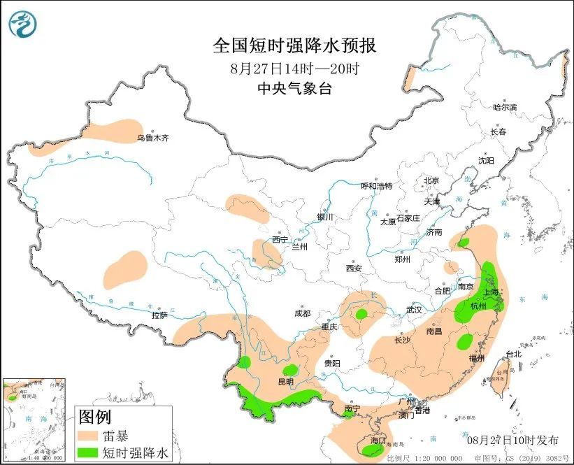 上海人注意！大到暴雨已在候场，集中在两个时间段，还有雷暴等强对流