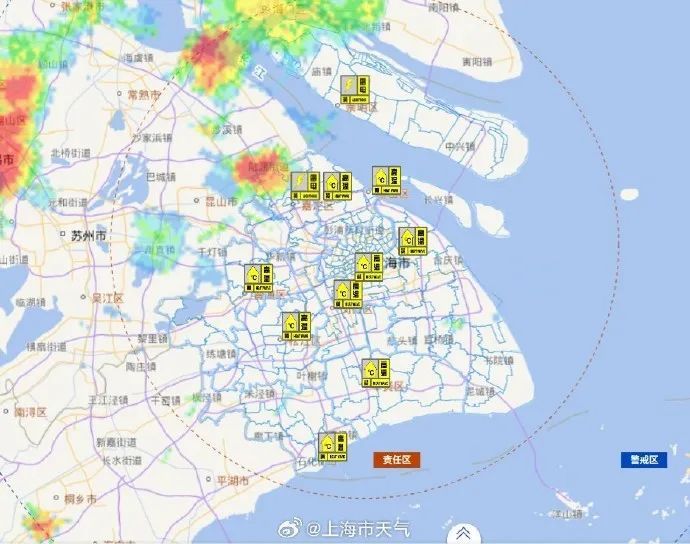 上海人注意！大到暴雨已在候场，集中在两个时间段，还有雷暴等强对流