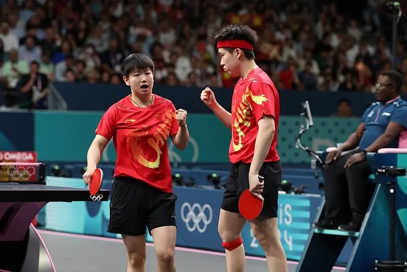 恭喜孙颖莎、王楚钦