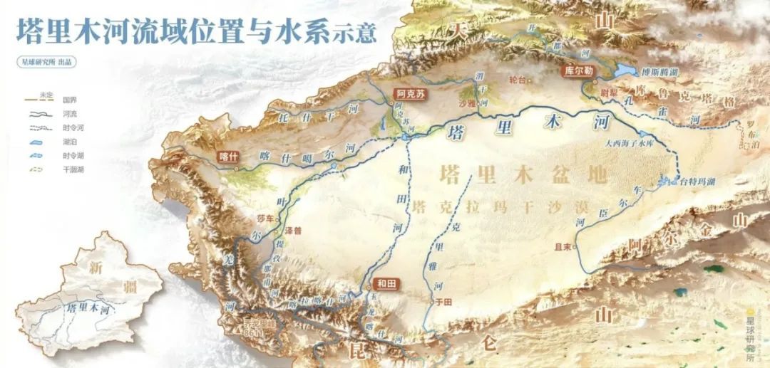 塔克拉玛干沙漠发洪水！网友：走错片场了吧