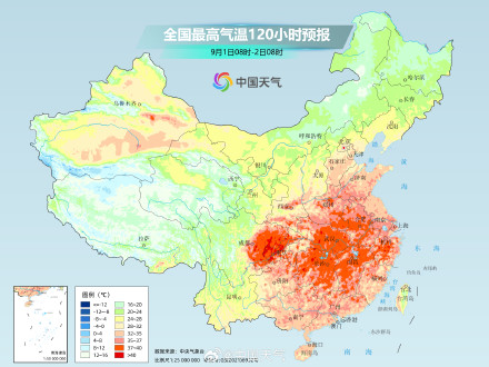 四川盆地正经历同期罕见高温