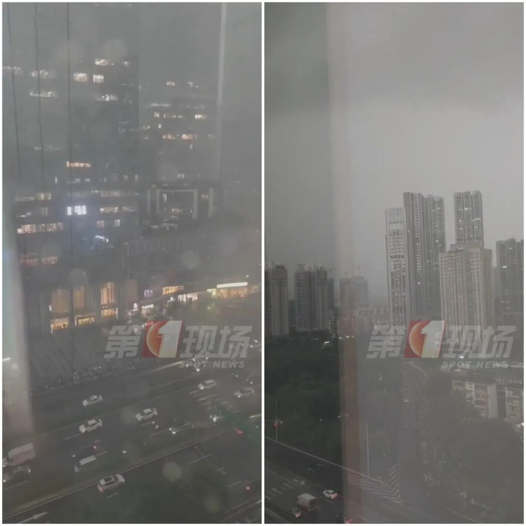 一秒天黑!强雷雨+8级大风,深圳多预警生效中! 一秒天黑!强雷雨+8级大风,深圳多预警生效中!