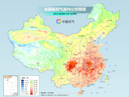 四川盆地正经历同期罕见高温