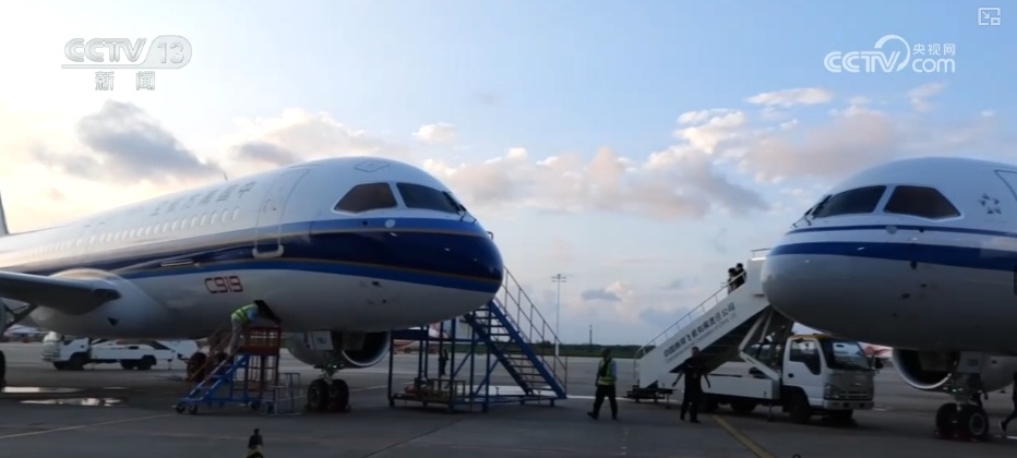 “坐一坐”“飞一飞”！接新机，C919，好评！