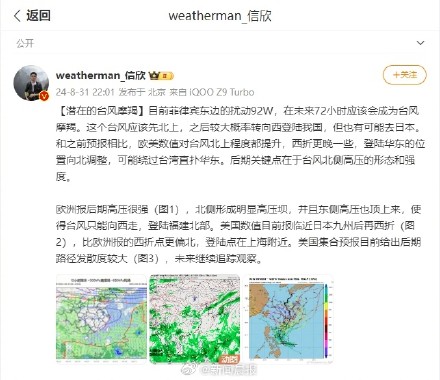 台风摩羯即将生成大概率登陆我国
