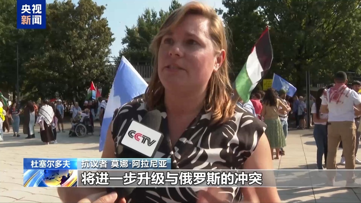 德国民众集会抗议政府干预俄乌冲突