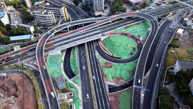 改造完毕 蚂蟥梁立交改造工程即将通车→