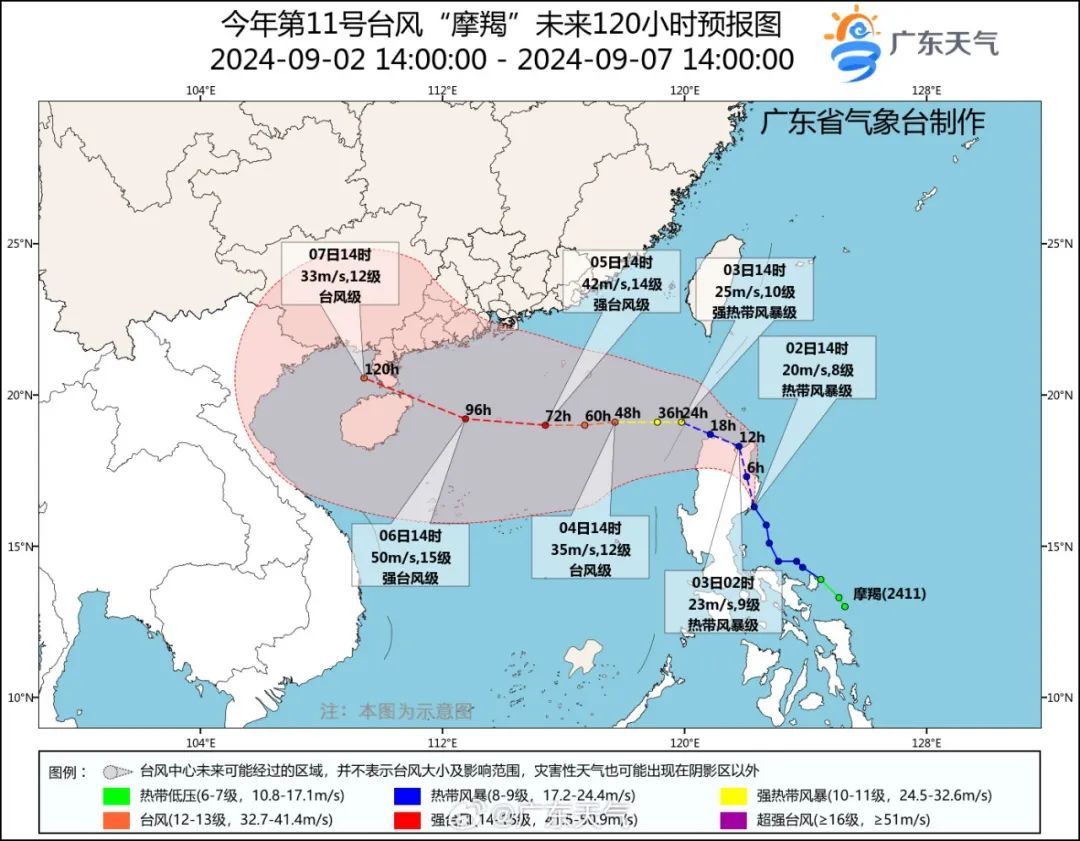 最强16级！台风“摩羯”生成，广东将有特大暴雨