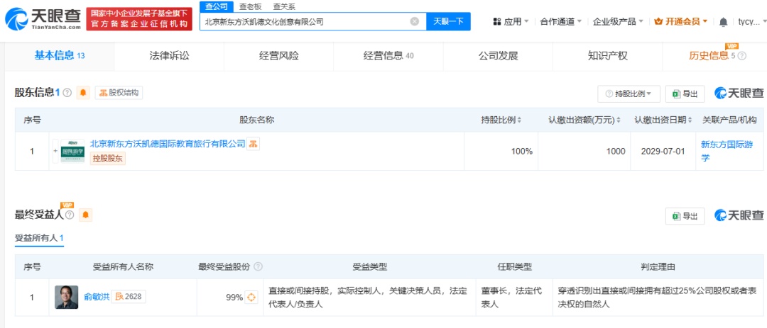 俞敏洪，卸任