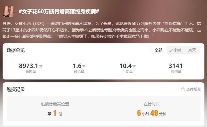 深圳医生揭秘“断骨增高术”：已被明令禁止