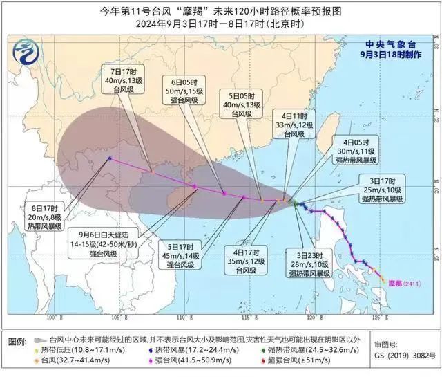 台风橙色预警生效！“摩羯”或以巅峰期强度登陆华南，对广东天气影响→