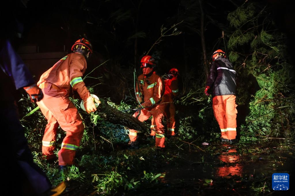 海南:台风“摩羯”登陆一线见闻 海南:台风“摩羯”登陆一线见闻