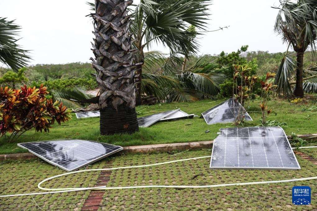 海南:台风“摩羯”登陆一线见闻 海南:台风“摩羯”登陆一线见闻