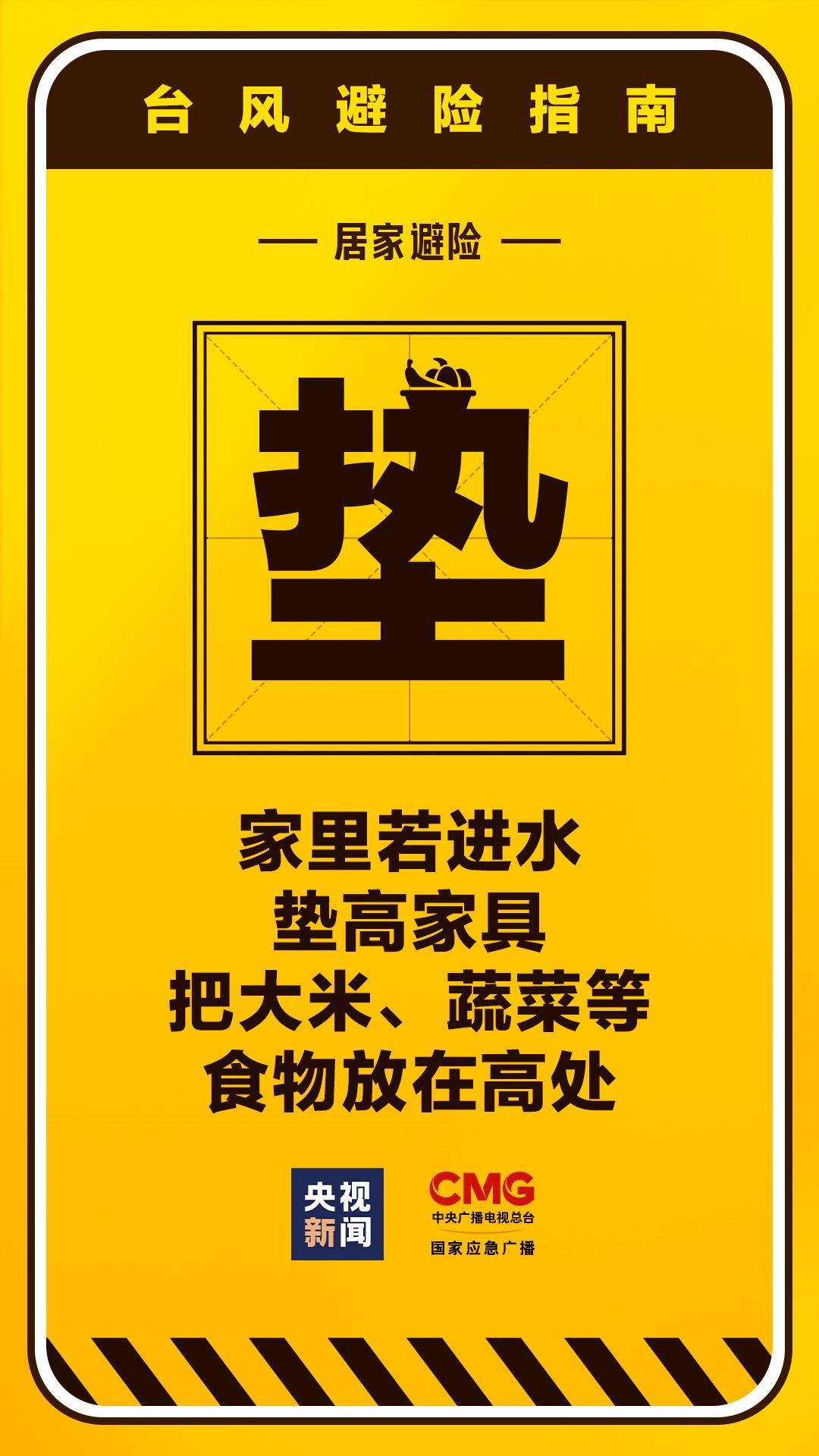 转存实用！9张台风天室内外避险指南请收好