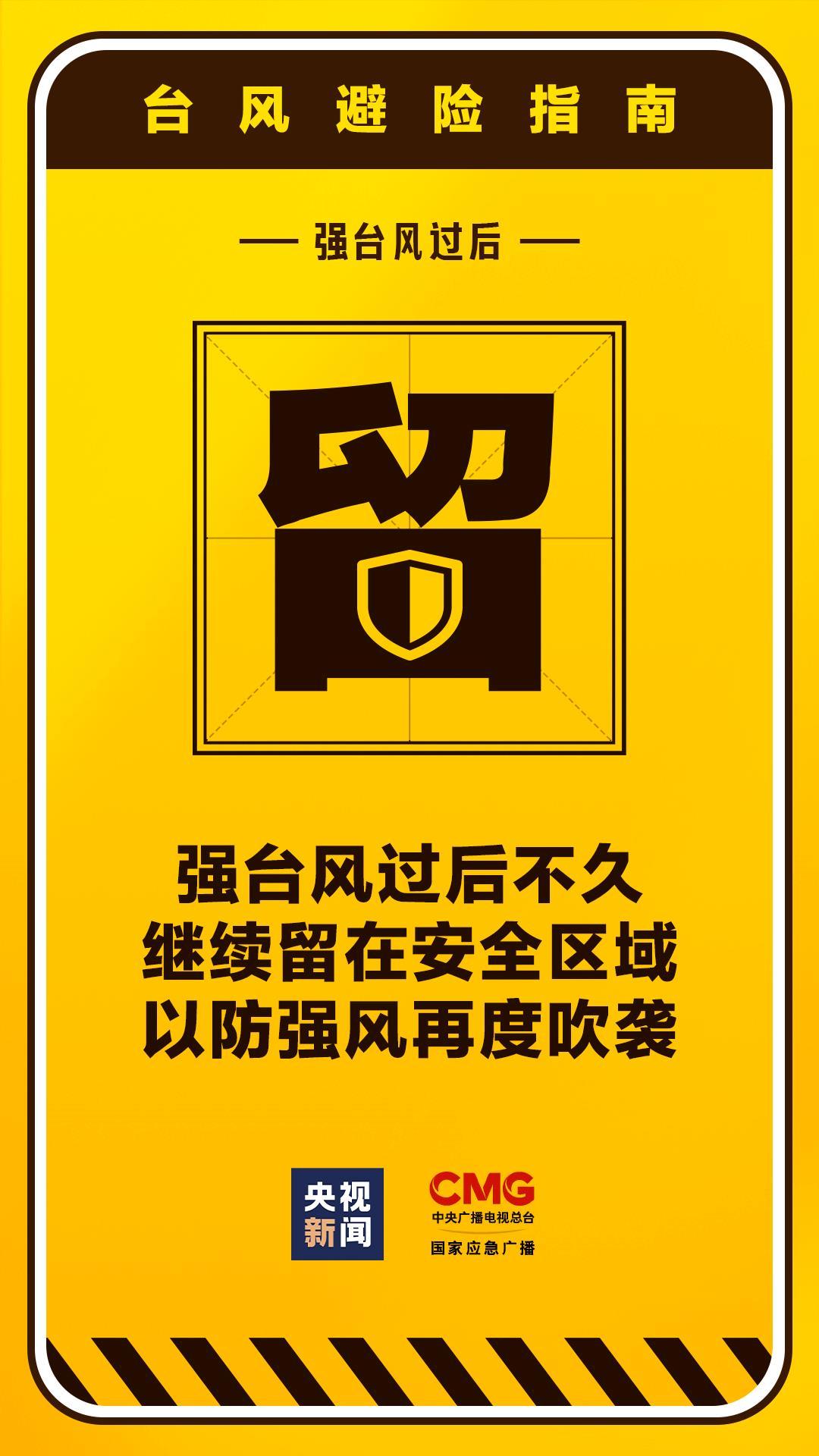 转存实用！9张台风天室内外避险指南请收好