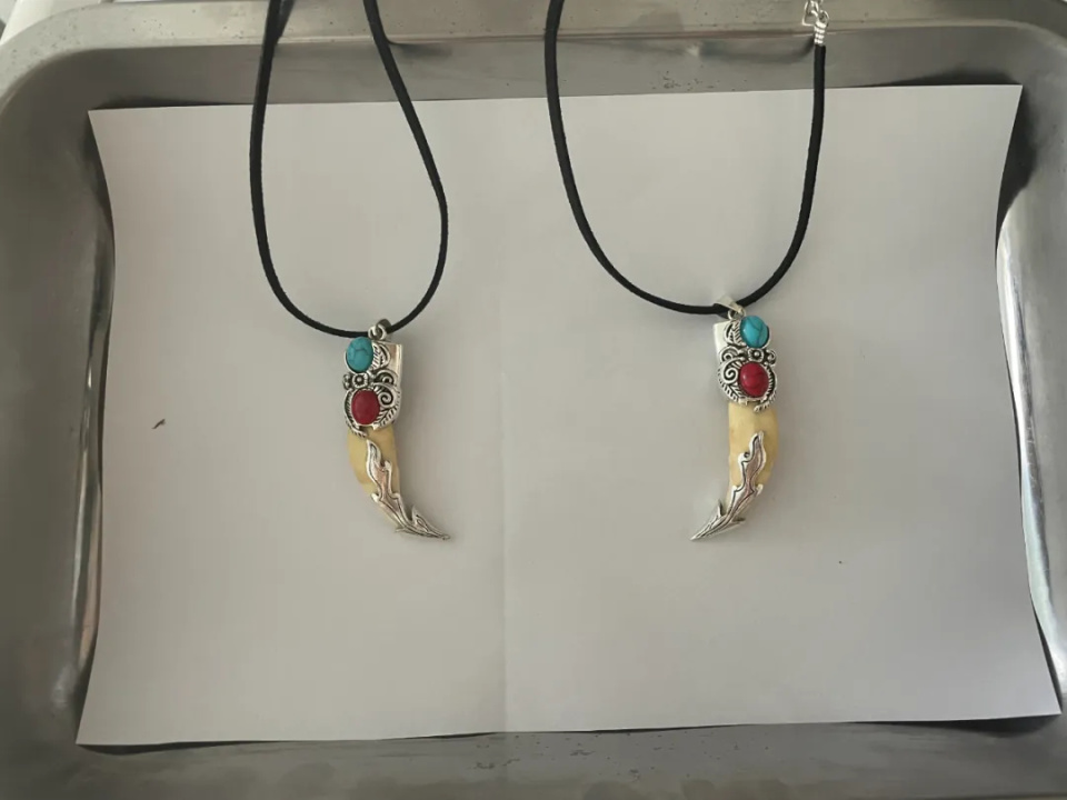 在入境旅客携带运动鞋鞋尖处查获狼牙2颗，海关提醒：此种情节将依法追究刑责