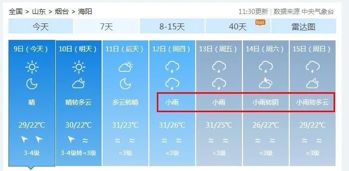大雨局部暴雨!烟台连下6天雨! 大雨局部暴雨!烟台连下6天雨!