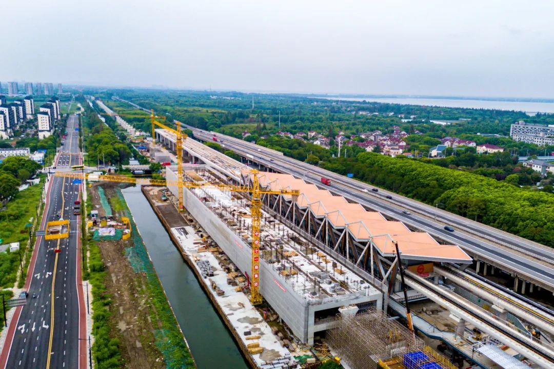 最新披露！上海这个铁路枢纽站、两座示范区线车站建设迎来新进展→