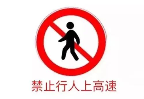 行人上高速？切莫闲逛惹祸端！