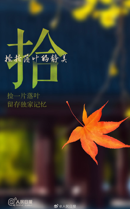 不负时光！秋天有仪式感的9件小事