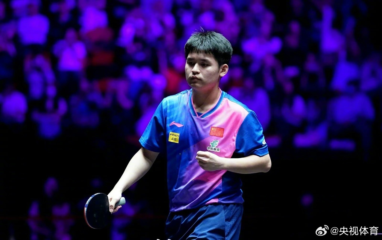 林诗栋首胜张本智和 晋级WTT澳门冠军赛男单8强