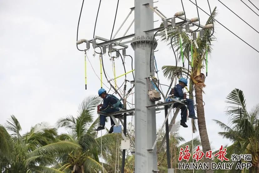 海南与广东跨海电缆已恢复，5市县全部复电