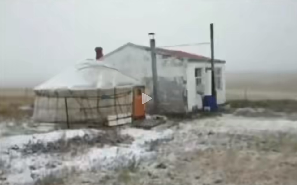 内蒙古下雪了！网友：提前开启入冬模式