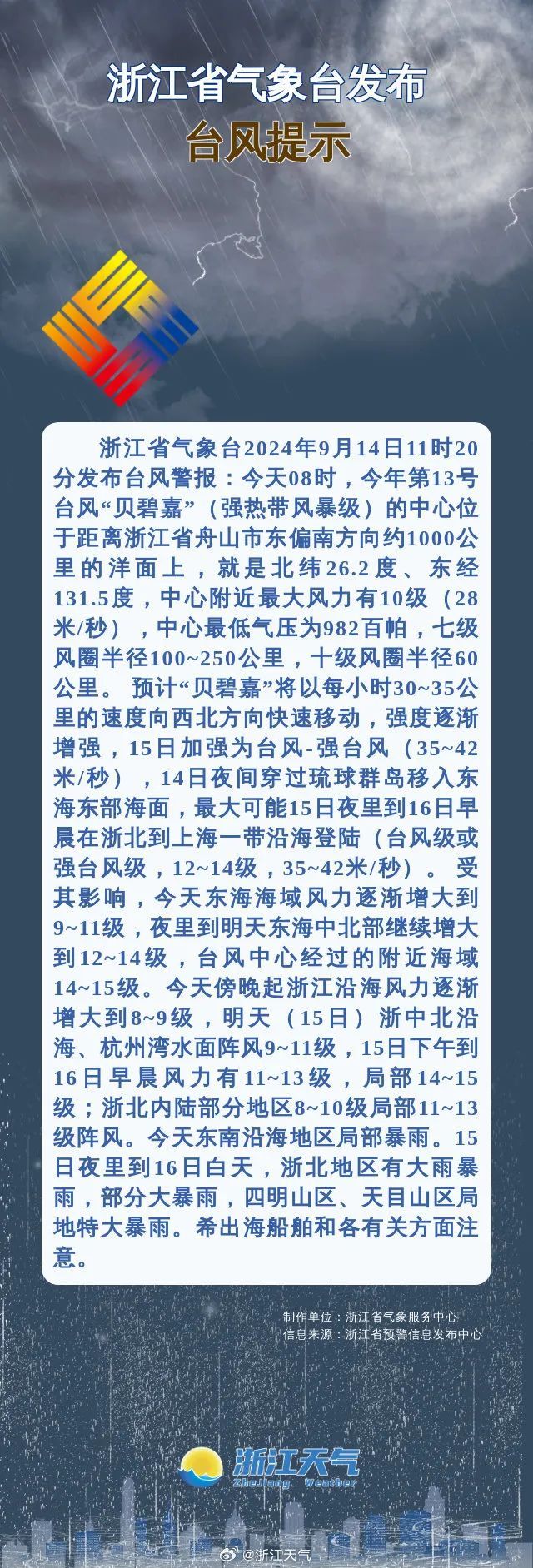 刚刚!浙江防台风应急响应升至Ⅲ级!多趟列车将停运,局地有特大暴雨→ 刚刚!浙江防台风应急响应升至Ⅲ级!多趟列车将停运,局地有特大暴雨→