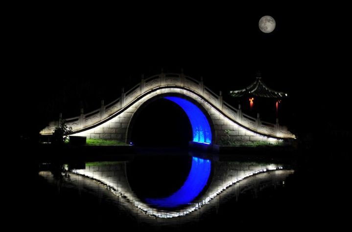 中秋节扬州“赏月地图”地图