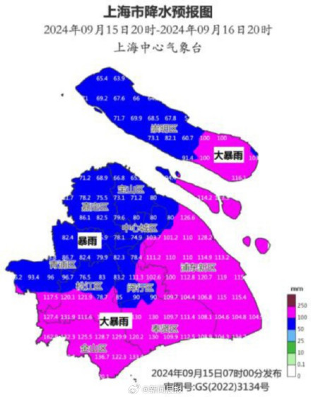 贝碧嘉逼近上海各区风雨具体预报来了！这些区域的市民更要当心