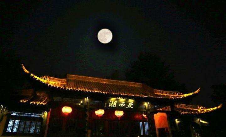 中秋节扬州“赏月地图”地图