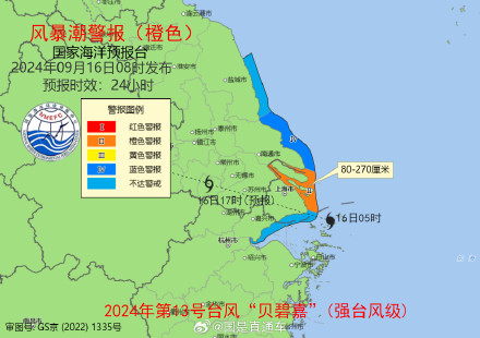 台风“贝碧嘉”登陆上海浦东,风暴潮海浪双橙色警报持续响应 台风“贝碧嘉”登陆上海浦东,风暴潮海浪双橙色警报持续响应