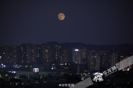 中秋夜 共赏“超级月亮”点亮山城夜空！