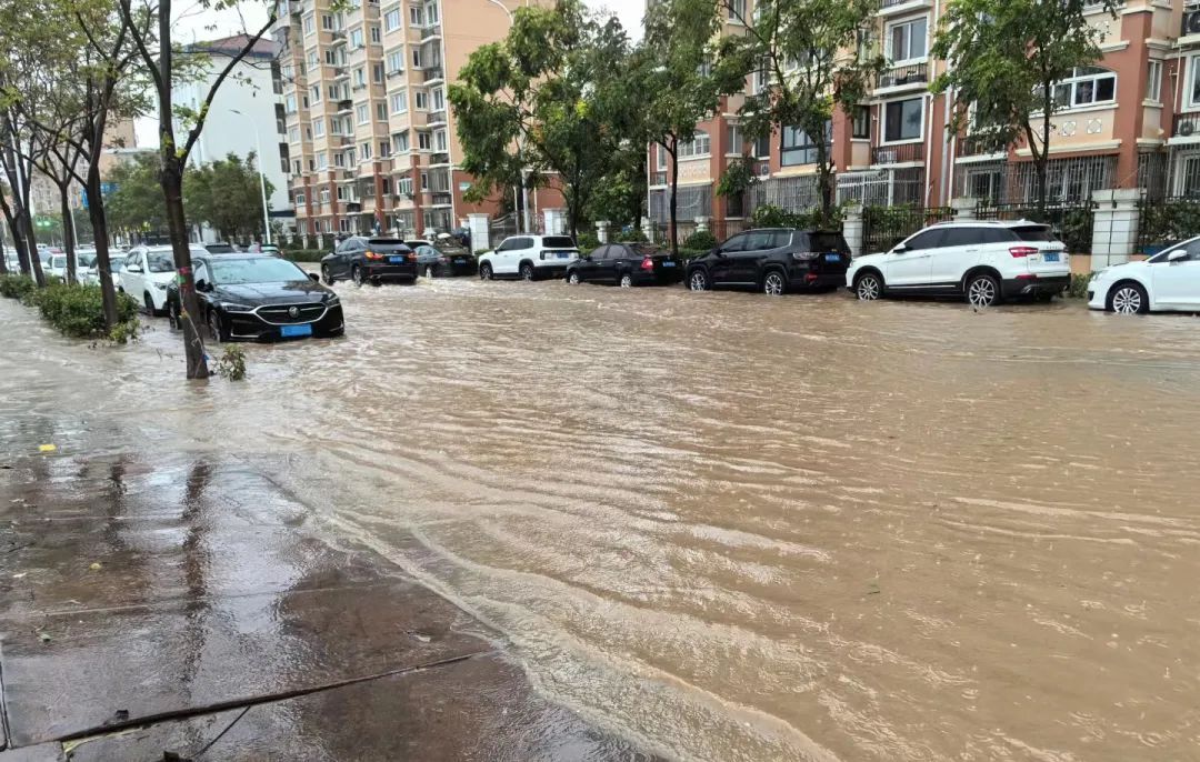 “感觉在下瀑布”，暴雨袭击上海