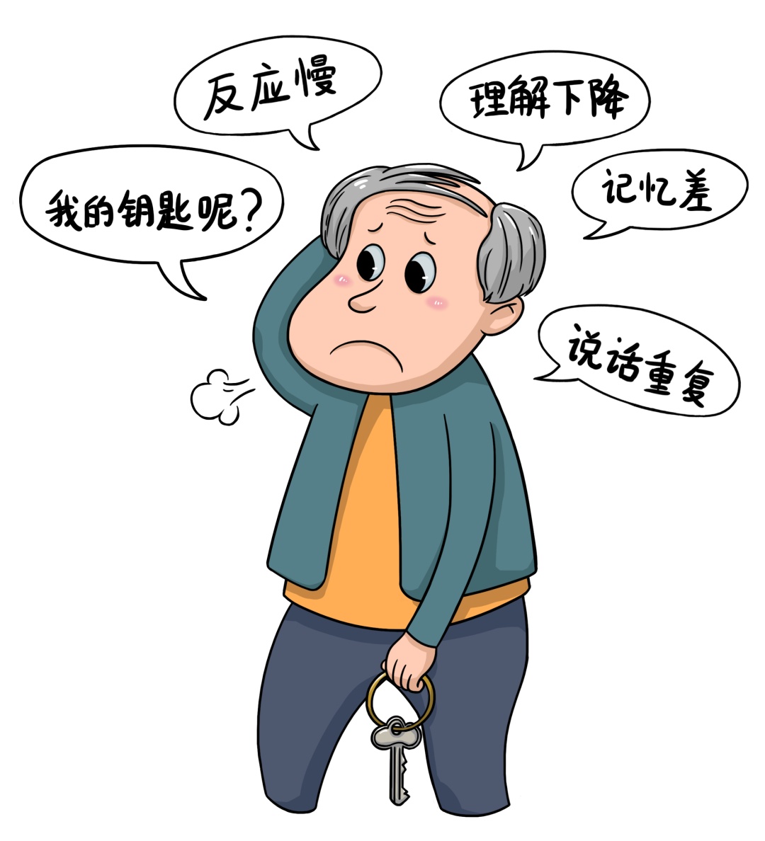 身边人爱说这几句口头禅，这是“老年痴呆”前兆！60秒即可自测！！
