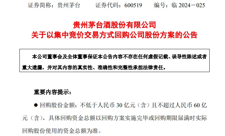 突发！茅台出手了……