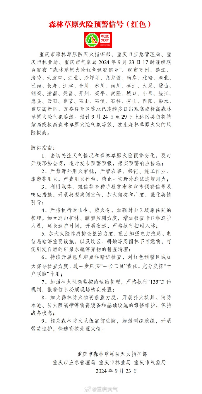 最低16℃，早晚小心感冒！重庆告别高温？国庆长假天天雨