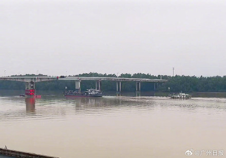 广州沥心沙大桥桥区水域恢复通航