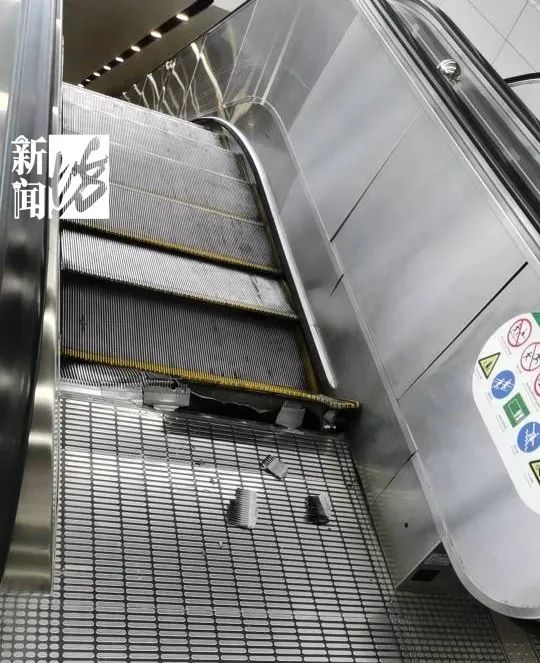15号线自动扶梯碎裂？上海地铁发布情况说明