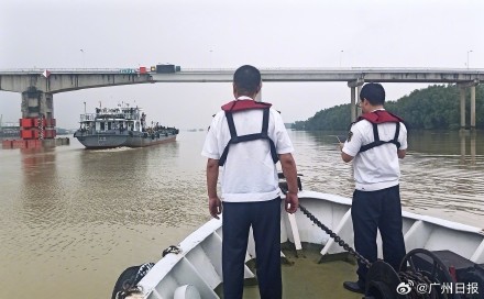 广州沥心沙大桥桥区水域恢复通航