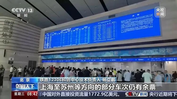 热门线路“开售即候补”！国庆假期火车票怎么买？“车内换座、同车接续”可行吗