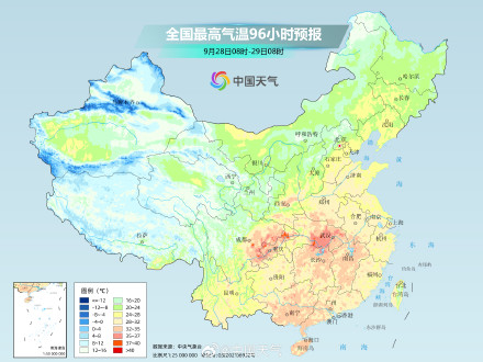 国庆节前后强冷空气影响我国 全国气温将大面积刷新立秋后新低