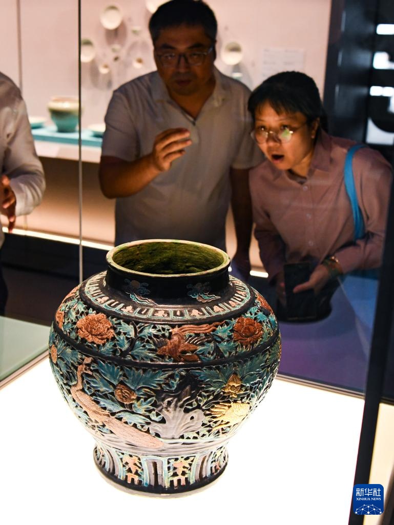 新华全媒+｜探秘“深蓝宝藏”——南海西北陆坡一二号沉船考古成果特展