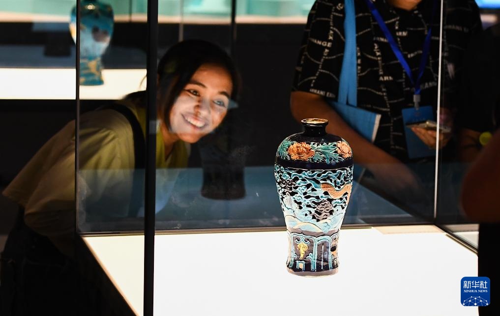 新华全媒+｜探秘“深蓝宝藏”——南海西北陆坡一二号沉船考古成果特展