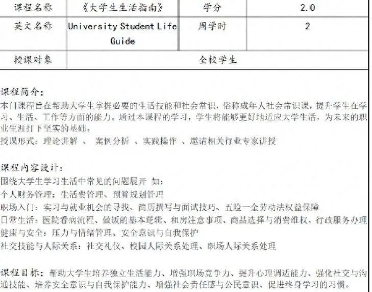 学会看病、做饭、租房……拿2学分！高校这门课亮了