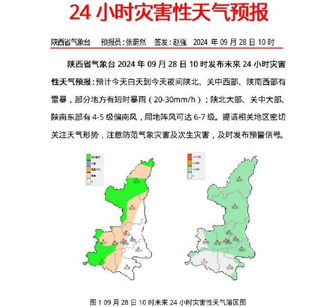 大雨、暴雨！陕西最新预报！