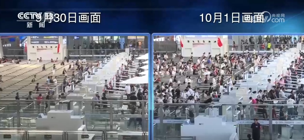 国庆假期首日全国铁路预计发送旅客2100万人次